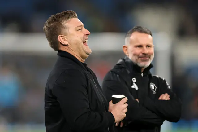 Karl Robinson, Manager Salford City is pictured