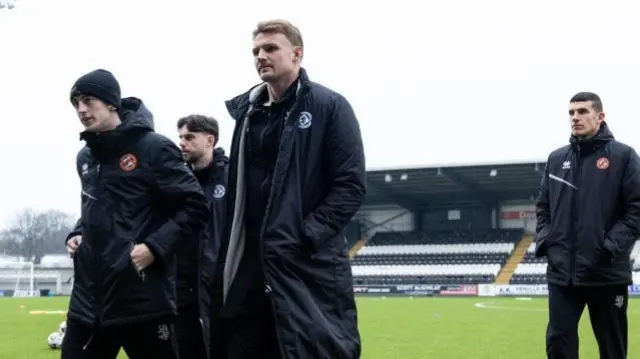 United's Sam Dalby at St Mirren Park