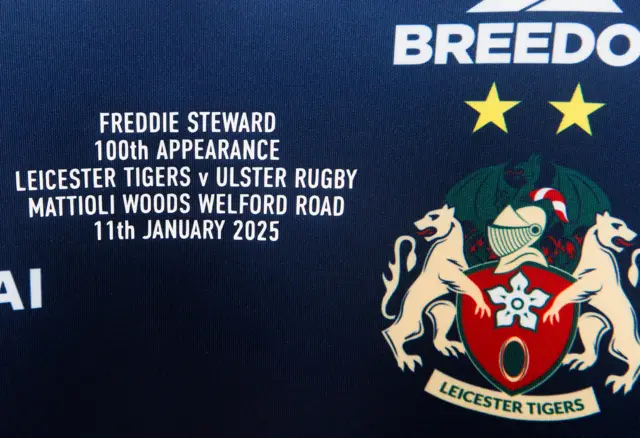 Freddie Steward's jersey