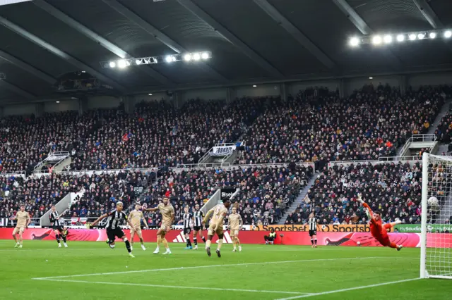 Lewis Miley equalises for Newcastle