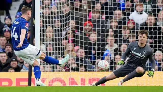 Ipswich Town's Jack Taylor scores