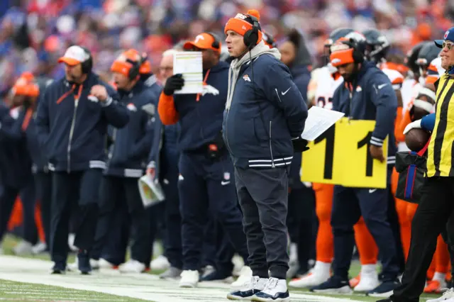 Head coach Sean Payton of the Denver Broncos