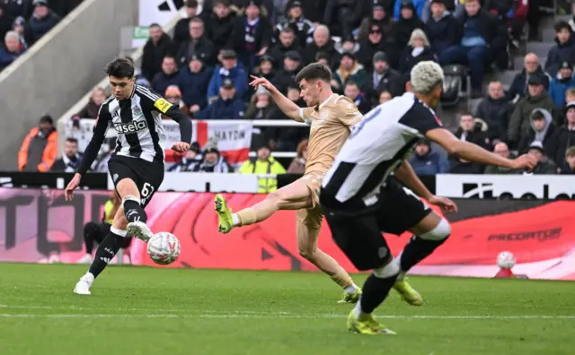 Lewis Miley scores for Newcastle