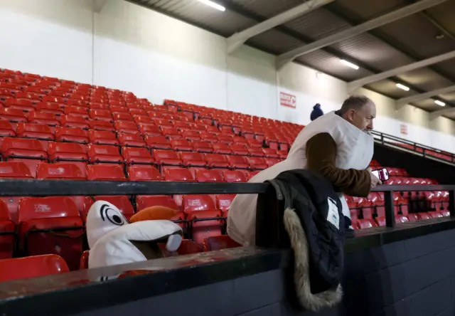 Fan at Bescot Stadium