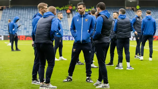 St Johnstone players