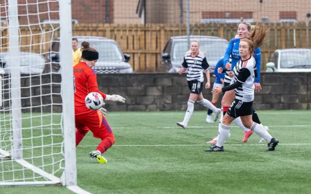 Katie Wilkinson scores for Rangers