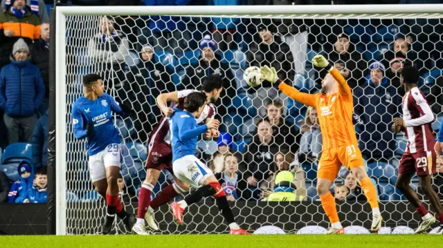 Jack Sanders scores for St Johnstone against Rangers