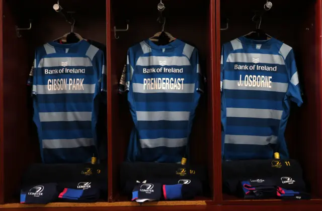 View of leinster's dressing room