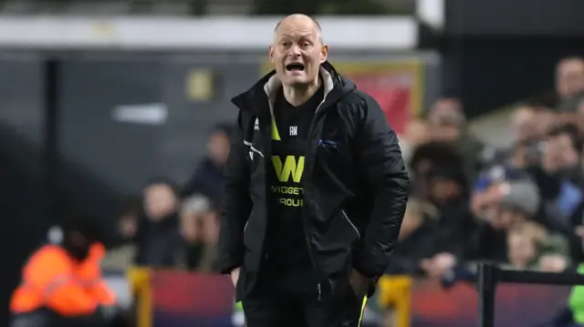 Millwall manager Alex Neil on the touchline at The Den