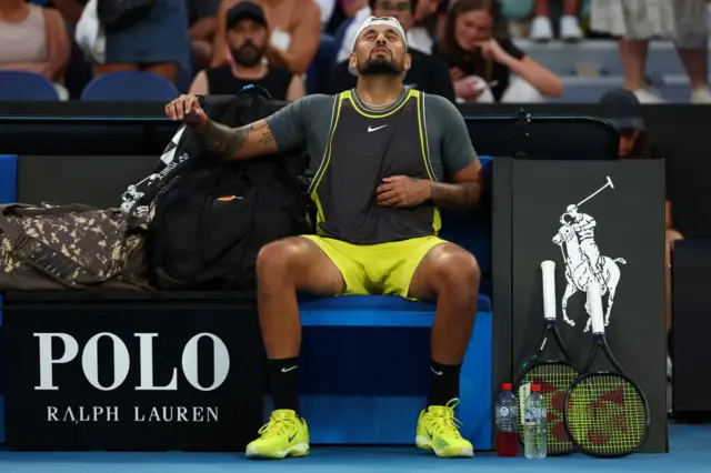 Nick Kyrgios sits down