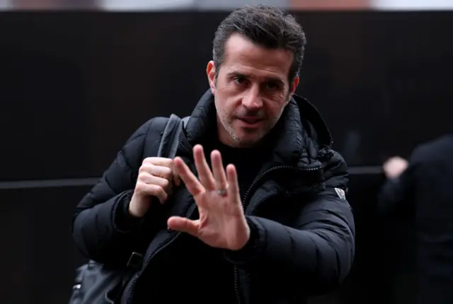 Marco Silva, Manager of Fulham, arrives at the stadium