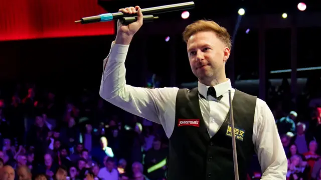 Judd Trump celebrates