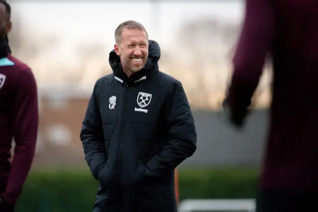 Graham Potter smiling