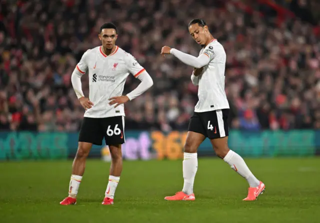 Trent Alexander-Arnold and Virgil van Dijk