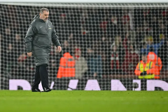 Ange Postecoglou looks on