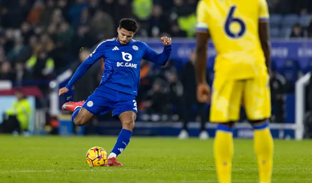 Leicester City's James Justin shoots