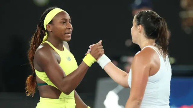 Coco Gauff at the Australian Open