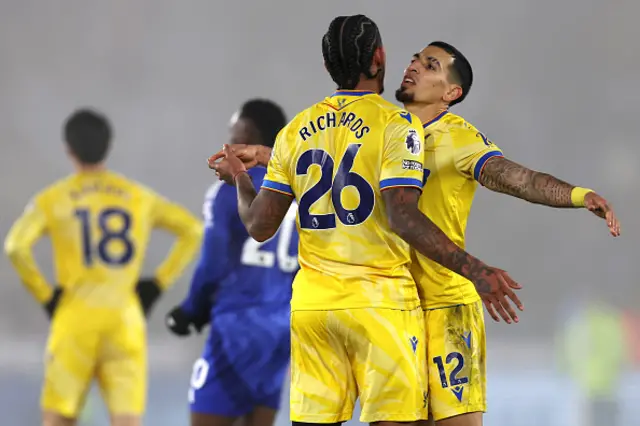 Chris Richards and Daniel Munoz of Crystal Palace celebrate