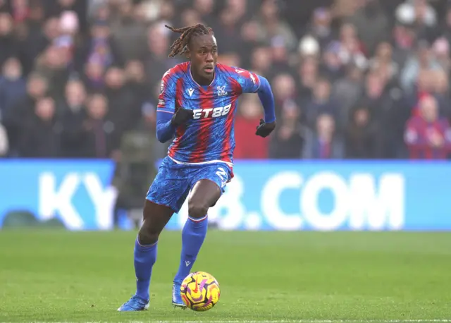 Trevoh Chalobah on the ball for Crystal Palace