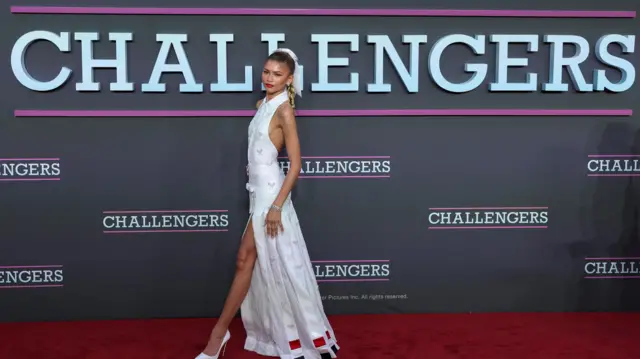 Zendaya on a red carpet