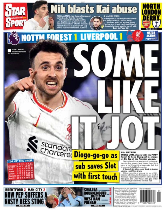 Star back page