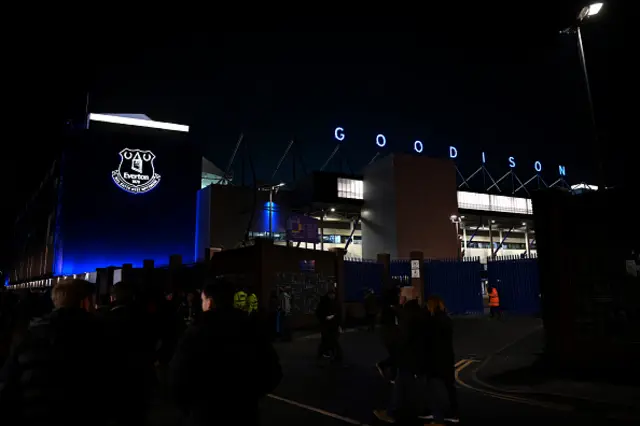 A general view outside the stadium