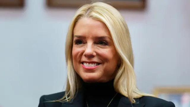 A file photo of Bondi, smiling to someone off camera