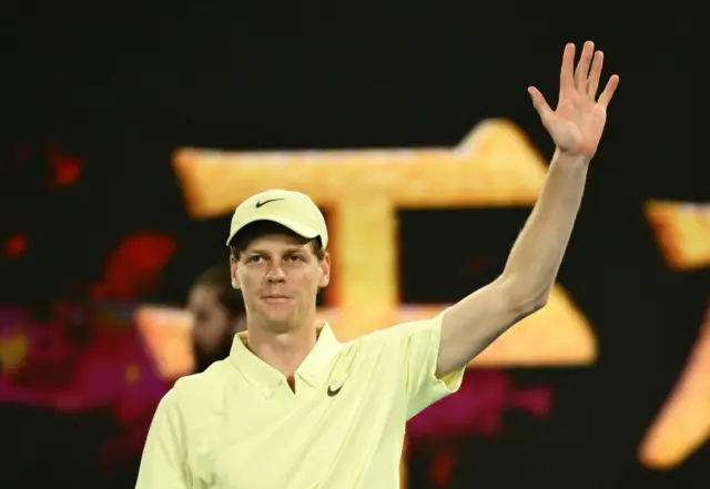 Jannik Sinner at the Australian Open.