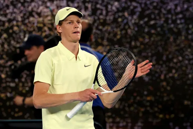 Jannik Sinner at the Australian Open