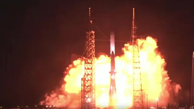 New Glenn rocket launch