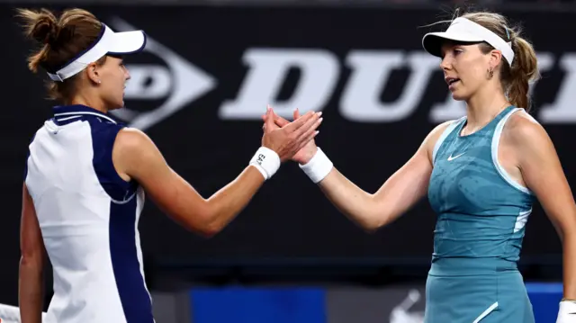 Veronika Kudermetova and Katie Boulter