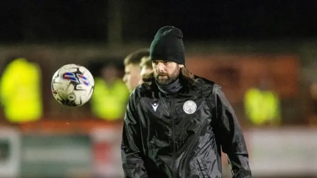 Brechin's Cillian Sheridan during a Scottish Gas Men's Scottish Cup Fourth Round match between Brechin City and Heart of Midlothian at Glebe Park, on January 17, 2025, in Brechin, Scotland. (Photo by Paul Devlin / SNS Group)