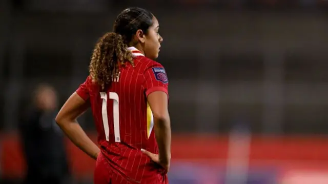 Olivia Smith of Liverpool Women during the Barclays Women's Super League match