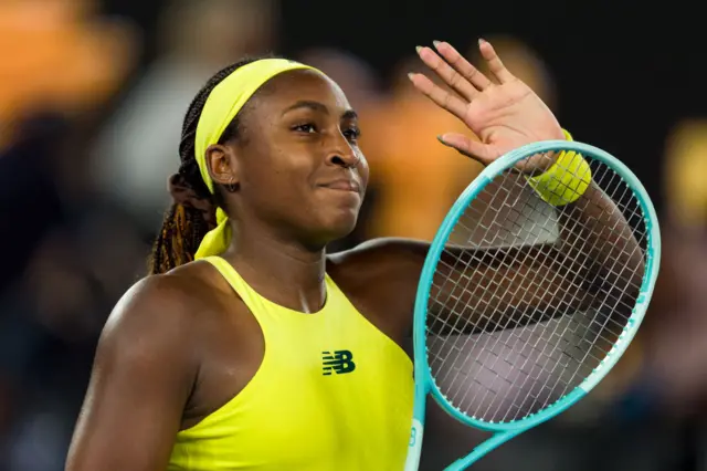 Coco Gauff of the United States