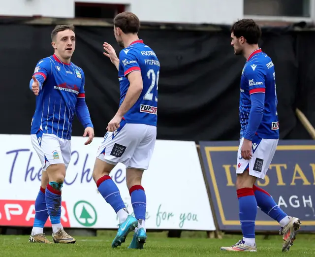 Joel Cooper celebrates goal