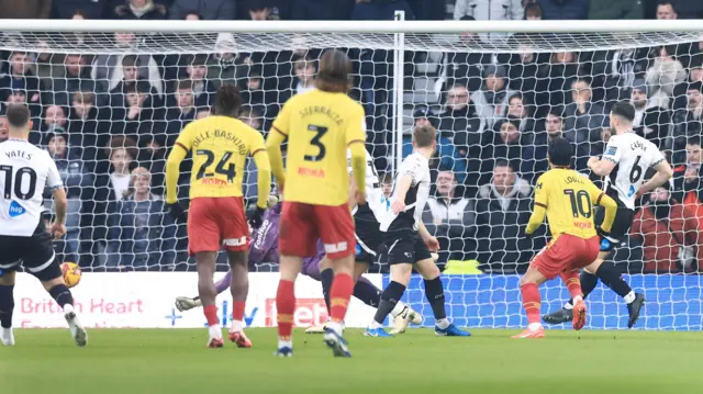 Imran Louza puts Watford ahead at Derby