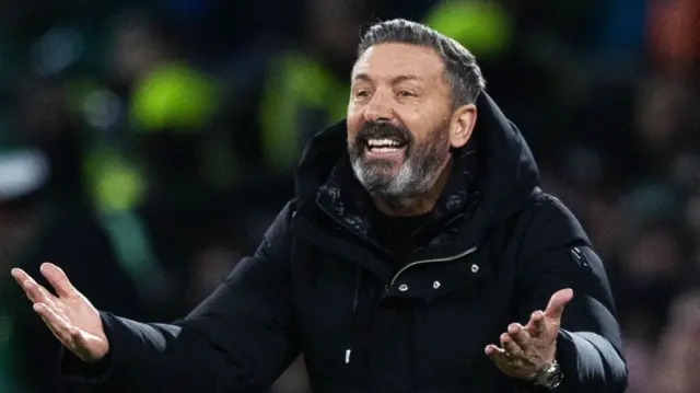 Kilmarnock Manager Derek McInnes during a Scottish Gas Men's Scottish Cup Fourth Round match between Celtic and Kilmarnock at Celtic Park, on January 18, 2025, in Glasgow, Scotland. (Photo by Craig Williamson / SNS Group)