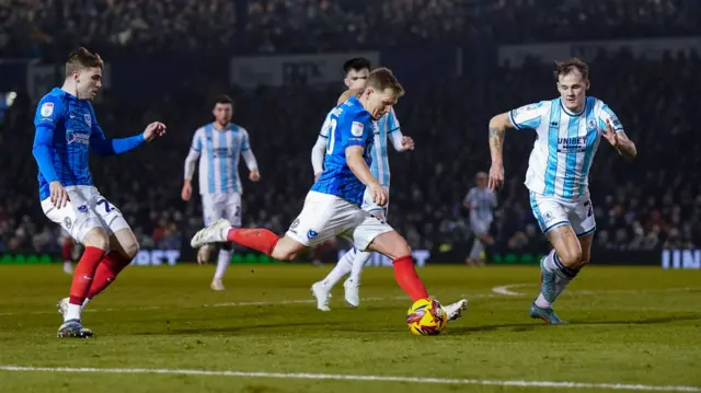 Matt Ritchie strikes Portsmouth's second goal