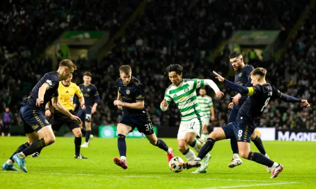 Reo Hatate against Kilmarnock