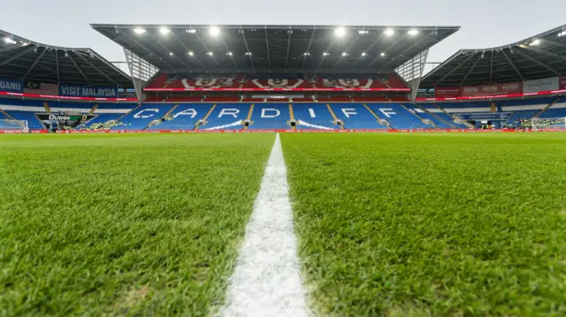 Cardiff City stadium before kick-off