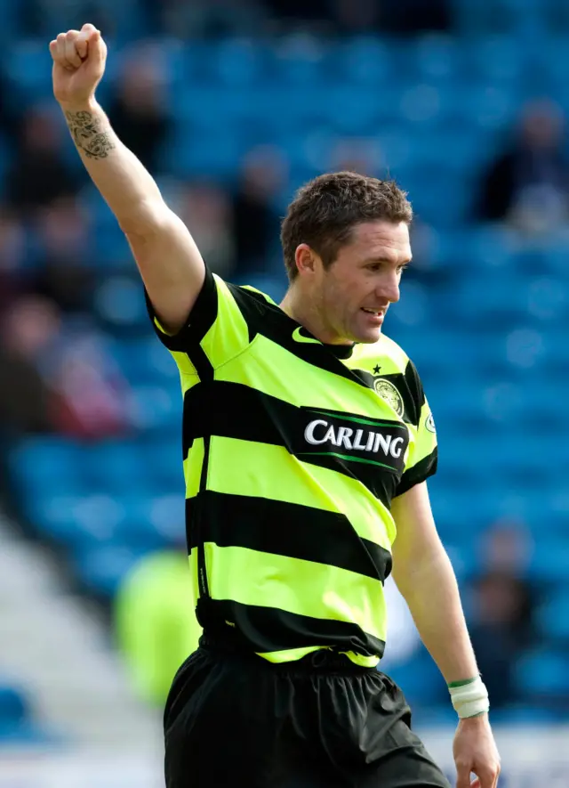 Robbie Keane in action for Celtic