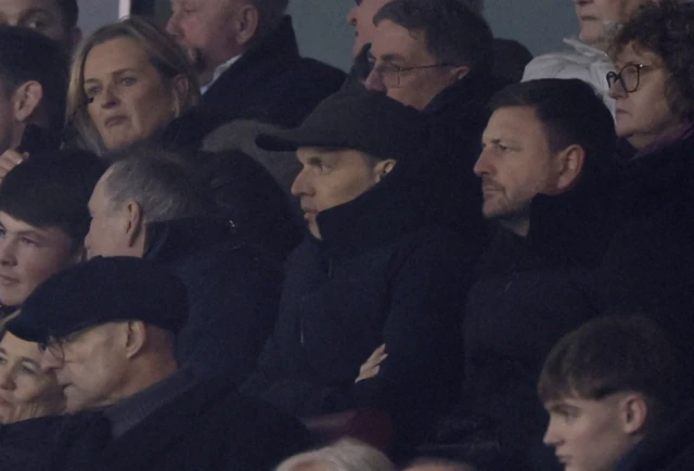 Thomas Tuchel at the Emirates