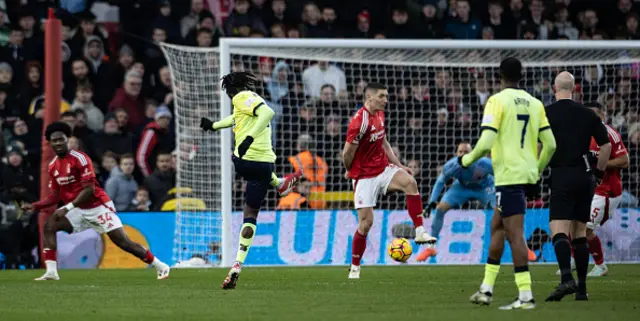 Southampton's Lesley Ugochukwu shoots