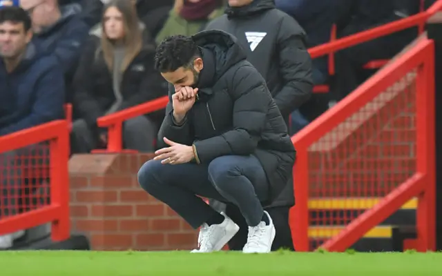 Manchester United's Manager Ruben Amorim