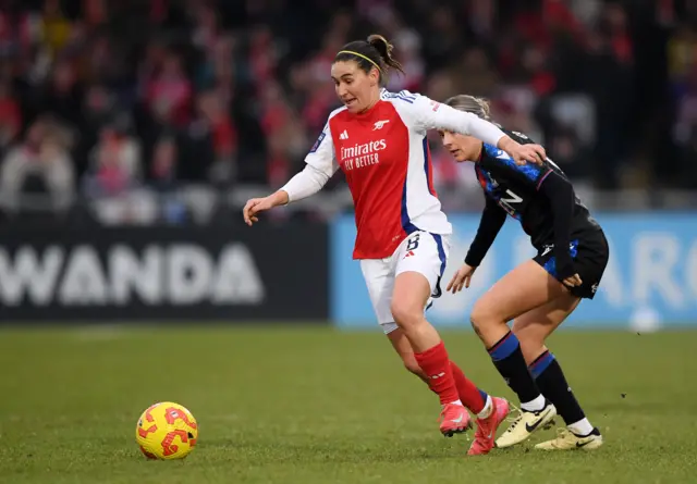 Mariona Caldentey in action for Arsenal