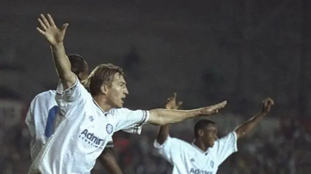 Lee Chapman playing for Leeds