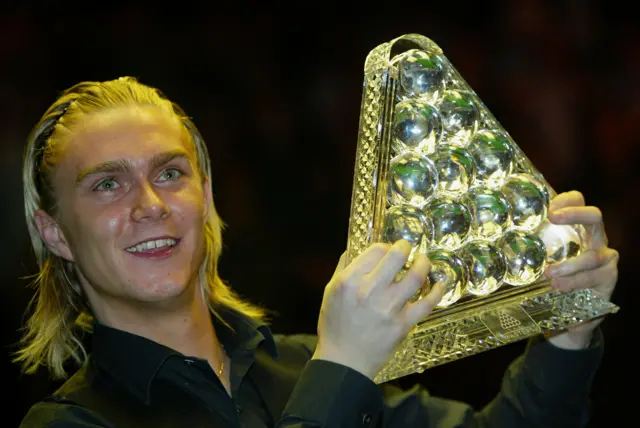 Paul Hunter with the Masters trophy