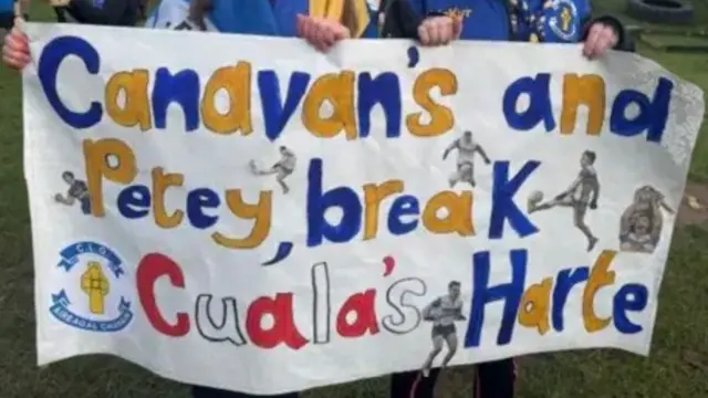 Errigal Ciaran's young fans are backing their strikers