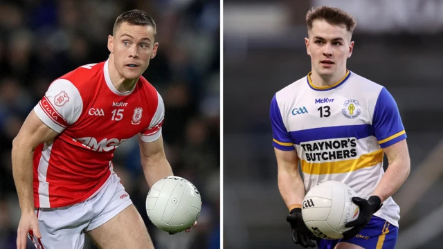 Cuala's Con O'Callaghan and Errigal Ciaran's  Ruairi Canavan