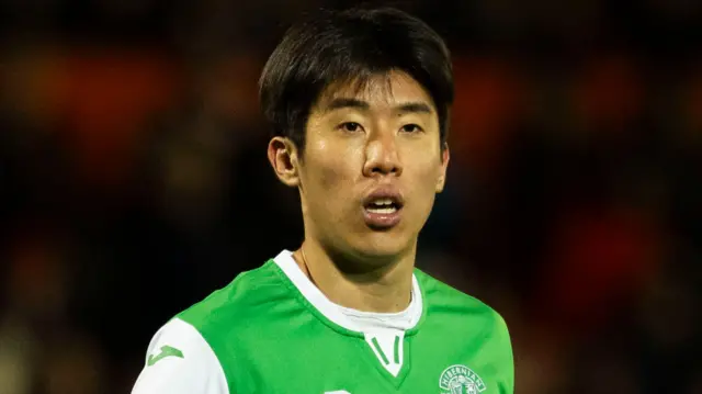 Hibernian forward Kwon Hyeokkyu